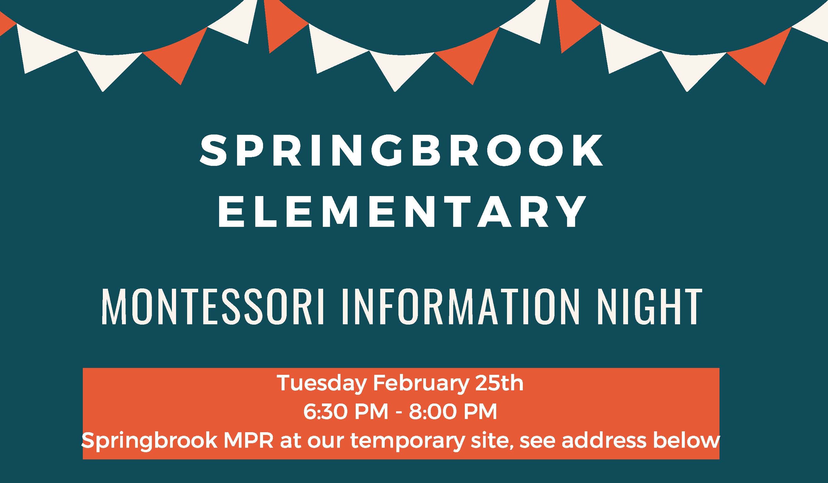 Montessori Parent Information Night For Prospective New Students