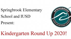 Kindergarten Round Up 2020