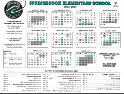 School Calendar